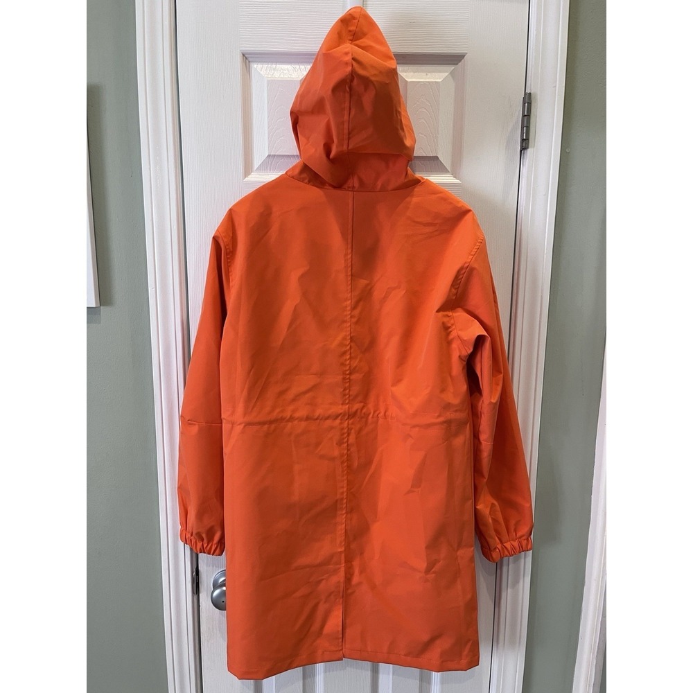 NWT WJacket Pumpkin Orange Icon Windbreaker Rain Jacket Womens Size S Hooded NEW - Picture 3 of 9